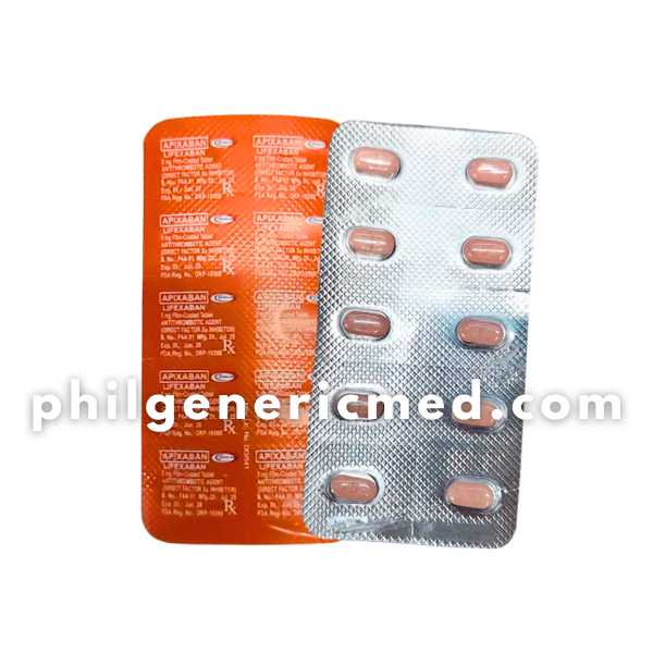 Apixaban LIFEXABAN 5mg Film-Coated Tablet 30’s - Image 2