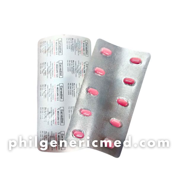 Carvedilol MEDCARV 12.5 12.5 mg Film-Coated Tablet 30's - Image 2