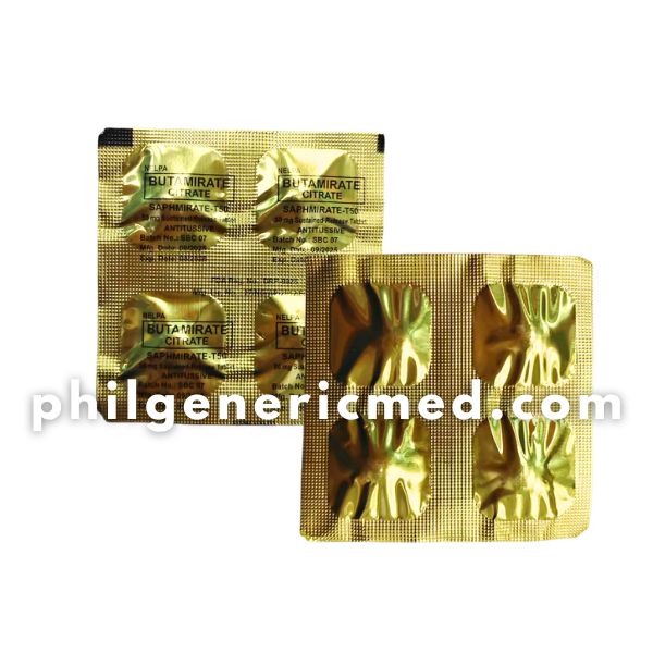 Butamirate Citrate SAPHMIRATE-T50 50 mg Sustained-Release Tablet 100's - Image 2