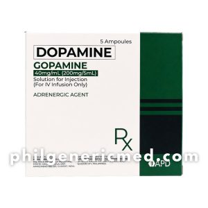 Dopamine GOPAMINE 40mg/mL Injection Ampoules 5's