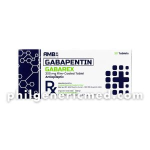 Gabapentin GABAREX 300mg Film-Coated Tablet 30's