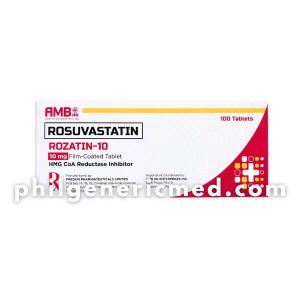 Rosuvastatin ROZATIN-10 10mg Film-Coated Tablet 100's