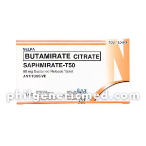 Butamirate Citrate SAPHMIRATE-T50 50 mg Sustained-Release Tablet 100's