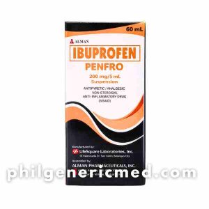 Ibuprofen PENFRO 200mg/5 mL Suspension 60mL 1's