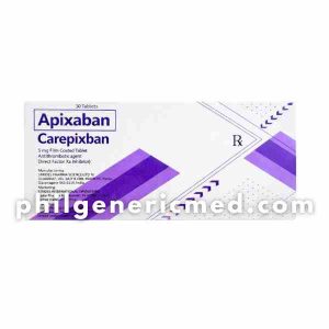Apixaban CAREPIXBAN 5mg Film-Coated Tablet 30's