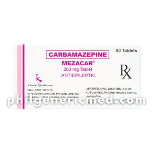 Carbamazepine MEZACAR 200mg Tablet 50's