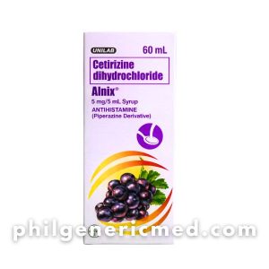 Cetirizine Dihydrochloride ALNIX 5mg/5mL Syrup 60mL 1's