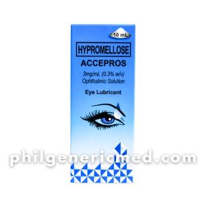 Hypromellose ACCEPROS 3mg/mL (0.3% w/v) Ophthalmic Solution 10mL 1's