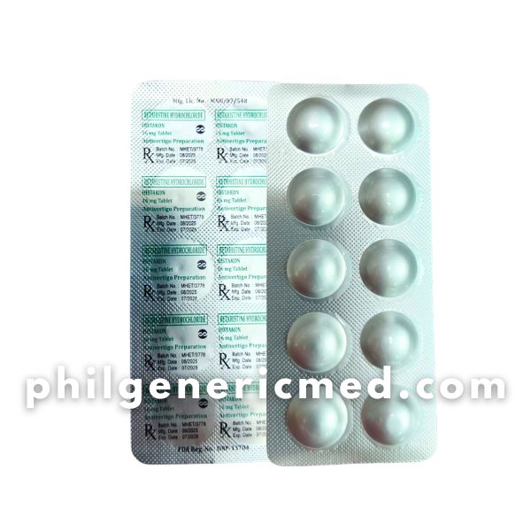 Betahistine Hydrochloride HISTAKON 16mg Tablet 100’s - Image 2