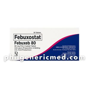 Febuxostat FEBUXEB 80mg Film-Coated Tablet 30’s