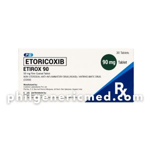 Etoricoxib ETIROX 90mg Film-Coated Tablet 30’s