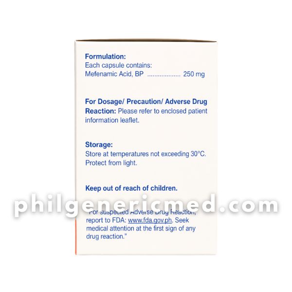 Mefenamic Acid ANALMIN 250 mg Capsule 100’s - Image 3