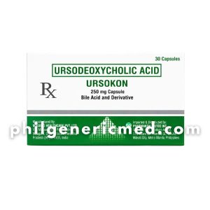Ursodeoxycholic Acid URSOKON 250mg Capsule 30’s