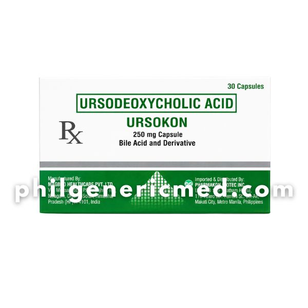 Ursodeoxycholic Acid URSOKON 250mg Capsule 30’s