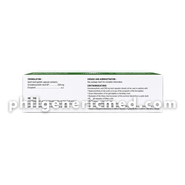 Ursodeoxycholic Acid URSOKON 250mg Capsule 30’s - Image 4