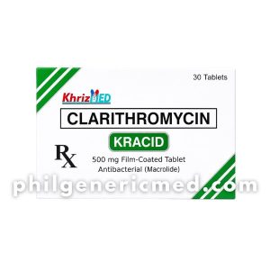 Clarithromycin KRACID 500mg Film-Coated Tablet 30’s