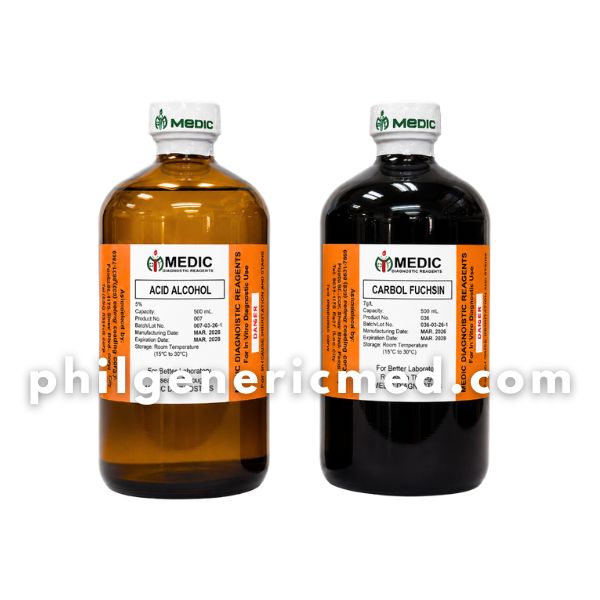 Acid Fast Stain – TB Staining Kit (Ziehl-Neelsen Hot Method) Set 1's - Image 2