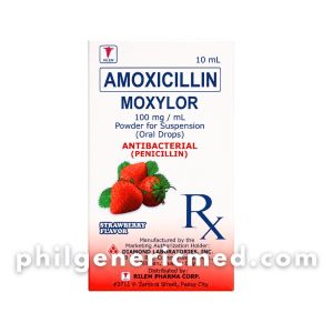 Amoxicillin MOXYLOR 100mg/mL Powder for Suspension (Oral Drops) 10mL 1's
