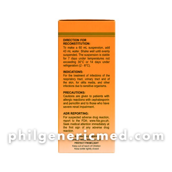 Cefalexin EXEL 250mg/5mL Powder for Suspension 60mL 1's - Image 5