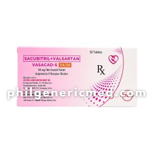 Sacubitril + Valsartan VASACAD-S 24/26 mg Film-Coated Tablet 30’s