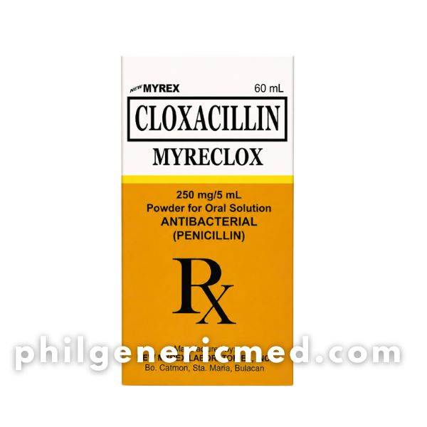 Cloxacillin MYRECLOX 250mg/5mL Melon Flavor Powder for Oral Solution 60mL 1's - Image 3