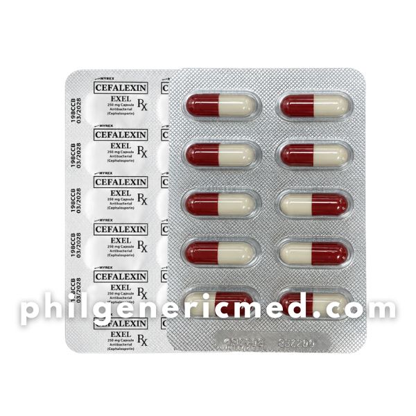 Cefalexin EXEL 250mg Capsule 100’s - Image 2