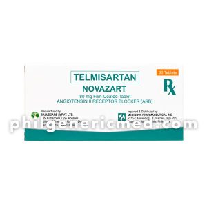 Telmisartan NOVAZART 80 mg Film-Coated Tablet 30’s
