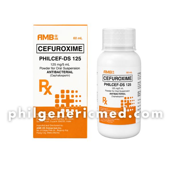 Cefuroxime PHILCEF-DS 125mg/5mL Powder for Oral Suspension 60mL 1's - Image 2