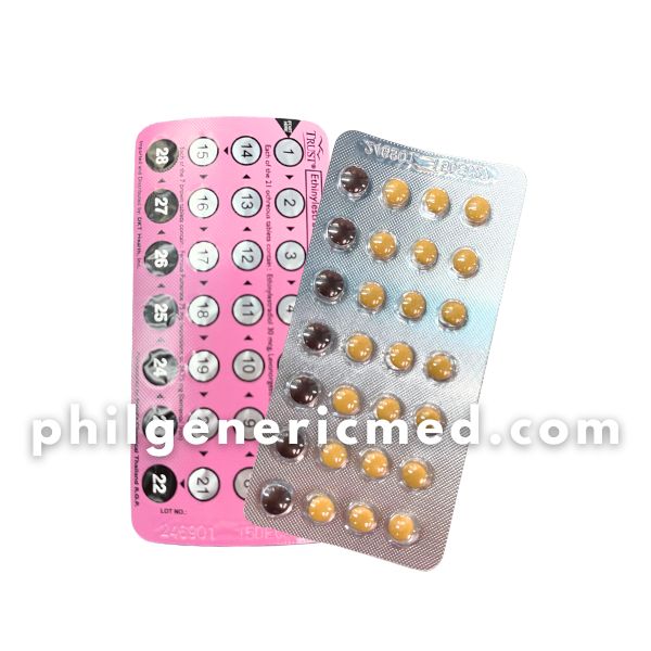Ethinylestradiol + Levonorgestrel + Ferrous Fumarate TRUST PILL Tablet 28’s - Image 2