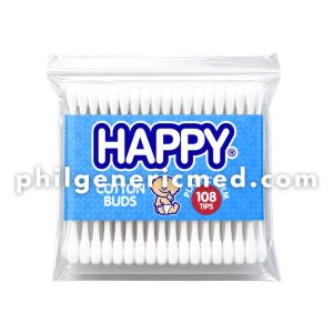 Cotton Buds HAPPY Plastic Sticks Tips 108’s