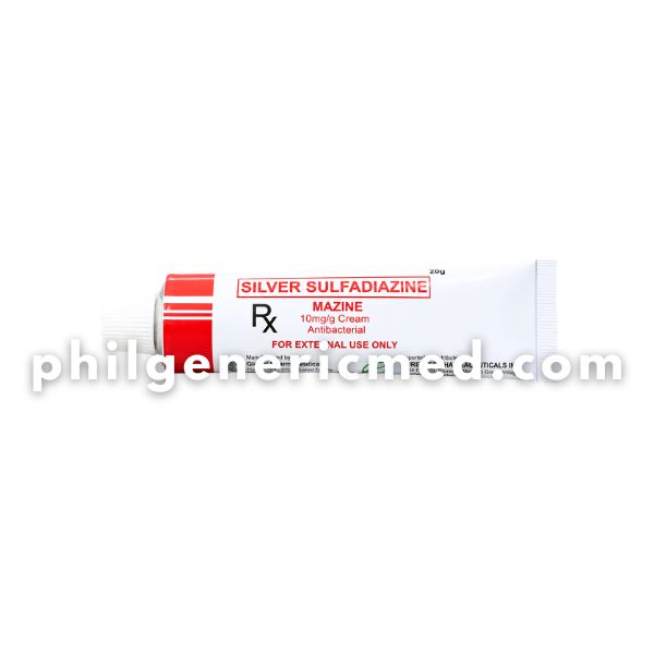 Silver Sulfadiazine MAZINE 10mg/g Cream 20g Tube 1's - Image 2