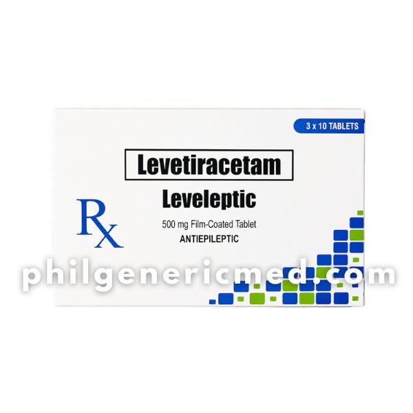 Levetiracetam LEVELEPTIC 500mg Film-Coated Tablets 30's