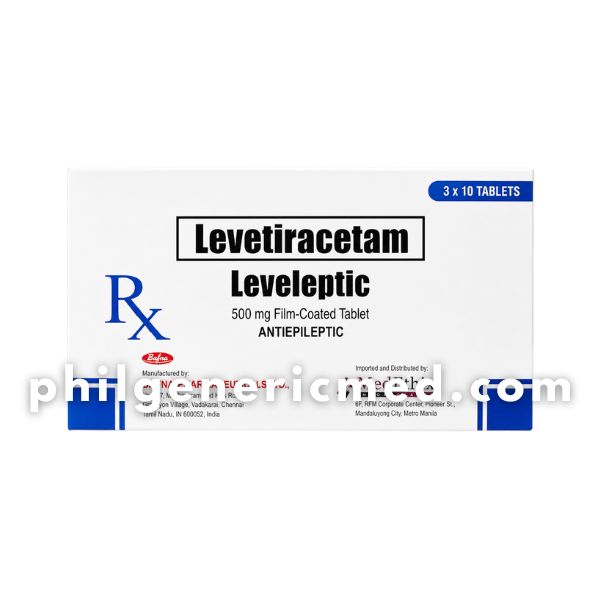 Levetiracetam LEVELEPTIC 500mg Film-Coated Tablets 30's - Image 3
