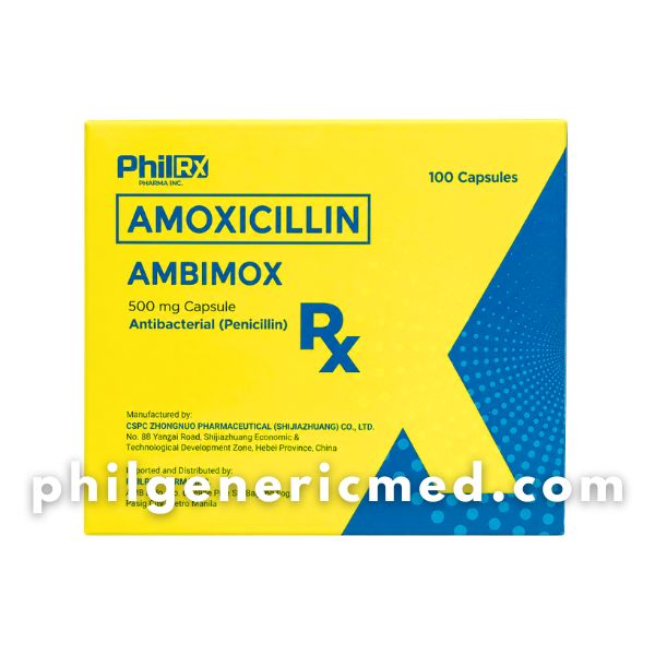 Amoxicillin AMBIMOX 500mg Capsule 100's