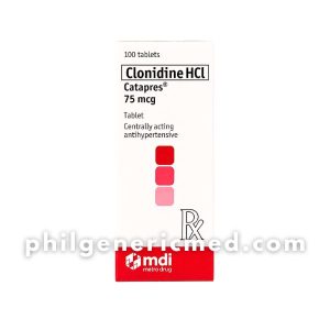 Clonidine HCl CATAPRES 75mcg Tablet 100’s