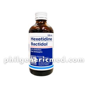 Hexetidine BACTIDOL 0.1% Solution 120mL 1's