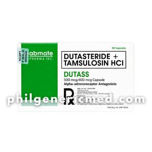 Dutasteride + Tamsulosin HCI DUTASS 500mcg/400mcg Capsule 30's