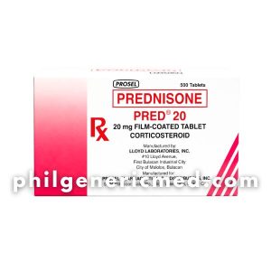 Prednisone PRED 20mg Film-Coated Tablet 500's