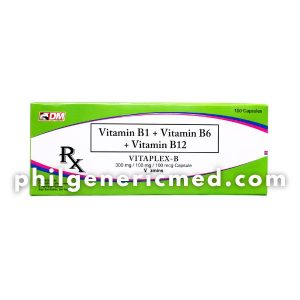 Vitamin B1, Vitamin B6, and Vitamin B12 VITAPLEX-B Capsule 100's