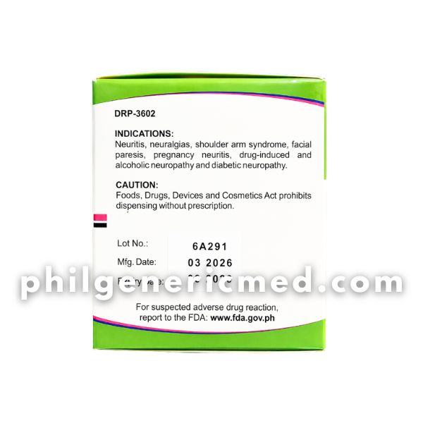 Vitamin B1, Vitamin B6, and Vitamin B12 VITAPLEX-B Capsule 100's - Image 3