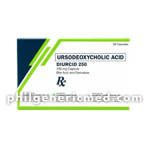 Ursodeoxycholic Acid DIURCID 250 250mg Capsule 30's