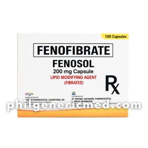 Fenofibrate FENOSOL 200mg Capsule 100's