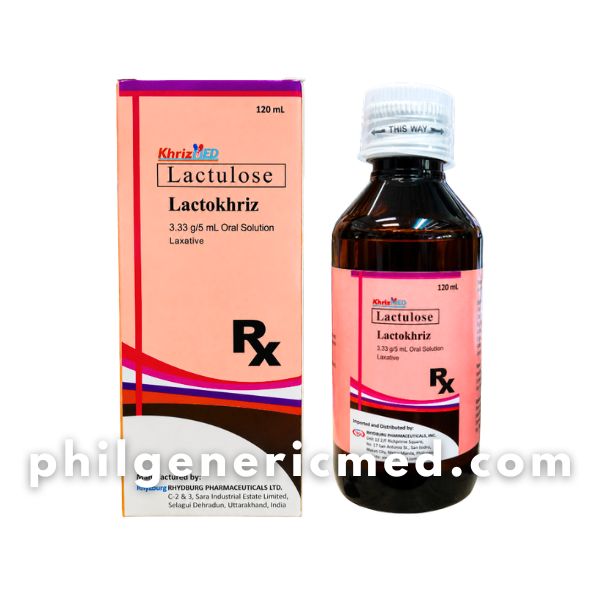 Lactulose LACTOKHRIZ 3.33g/5mL Oral Solution 120mL 1's - Image 4