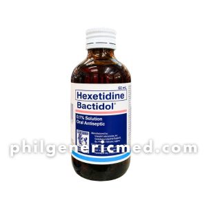 Hexetidine BACTIDOL 0.1% Solution 60mL 1's