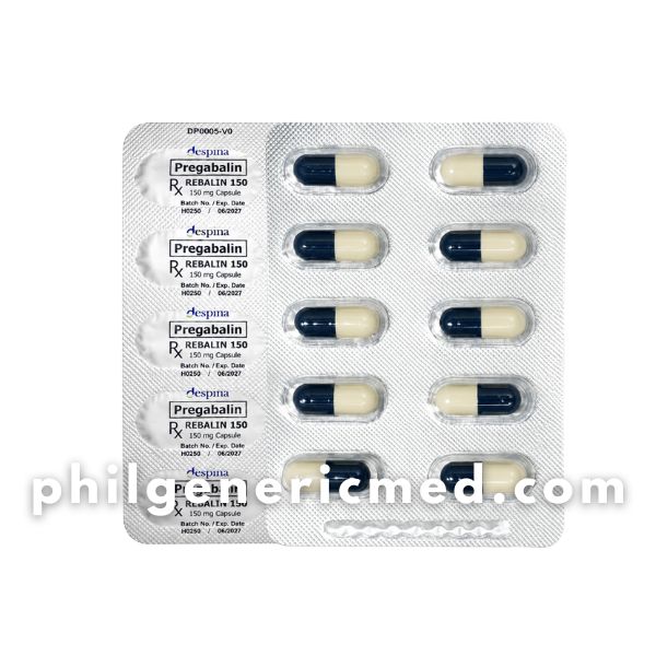 Pregabalin REBALIN 150mg Capsule 30's - Image 2