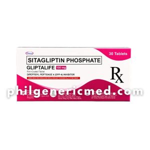 Sitagliptin Phosphate GLIPTALIFE 100mg Film-Coated Tablet 30's