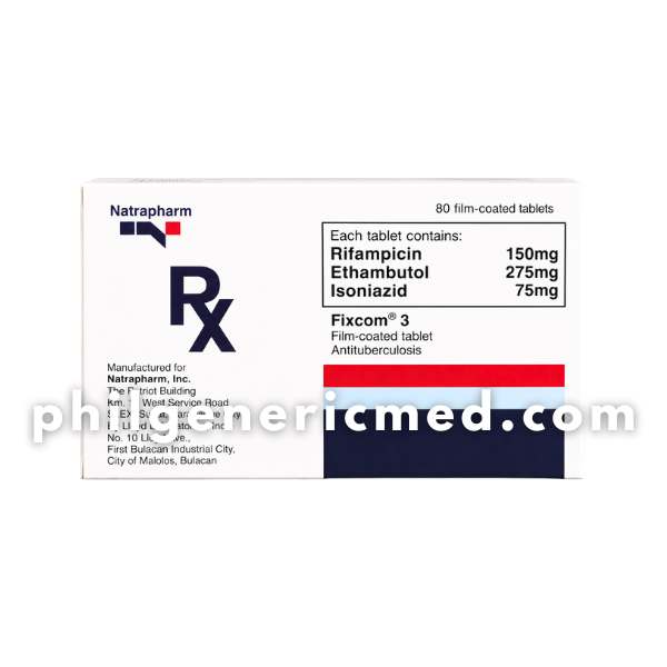FIXCOM 3 Film-Coated Tablet 80's