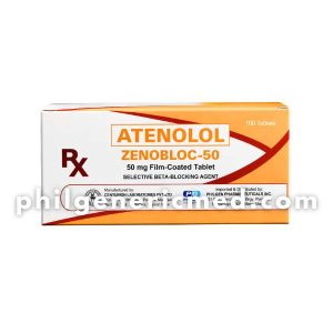 Atenolol ZENOBLOC-50 50mg Film-Coated Tablet 100's