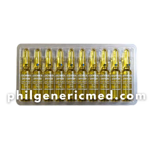 Gentamicin GENTAGEM 40mg/mL Solution for Injection Ampoules 2mL10's - Image 2