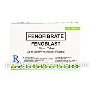 Fenofibrate FENOBLAST 160mg Tablet 100's